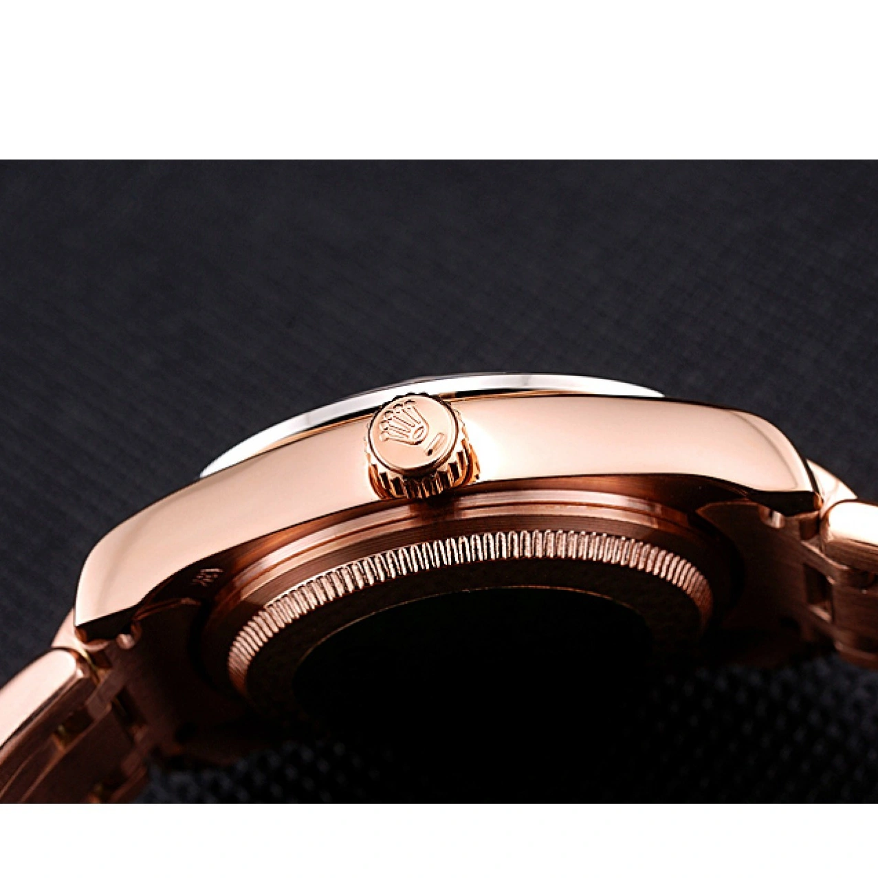 Rolex aaa copy Diamond Gold Dial Case Pink Bracelet Rolex And And Datejust Bezel 622836 1014